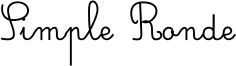 Simple Ronde Font