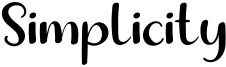 Simplicity Font