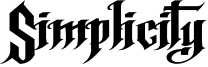Simplicity Font