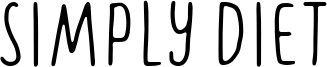 Simply Diet Font
