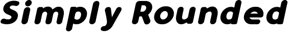 Simply Rounded Bold Italic.ttf