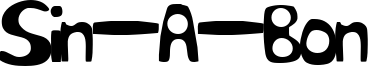 Sin-A-Bon Font