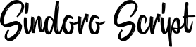 Sindoro Script Font