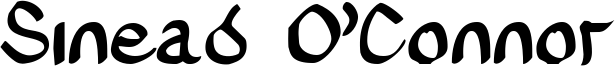 Sinead O'Connor Font