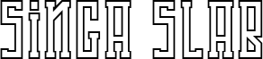 Singa Slab Font