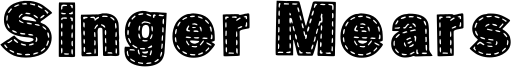 Singer Mears Font