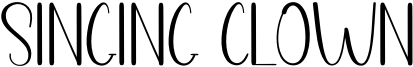 Singing Clown Font