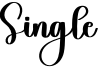 Single Font