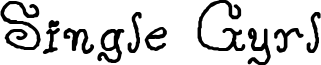 Single Gyrl Font
