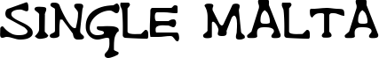 Single Malta Font