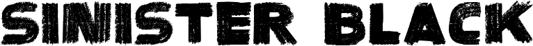 Sinister Black Font
