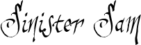 Sinister Sam Font