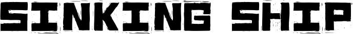 Sinking Ship Font