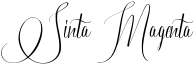 Sinta Magenta Font