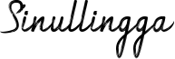 Sinullingga Font