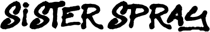 Sister Spray Font