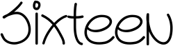 Sixteen Font