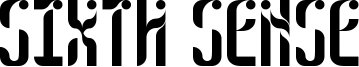 Sixth Sense Font