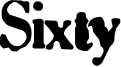 Sixty Font
