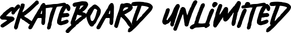 Skateboard Unlimited Font