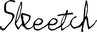 Skeetch Font
