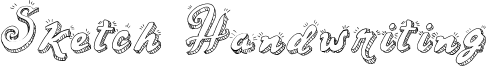 Sketch Handwriting Font