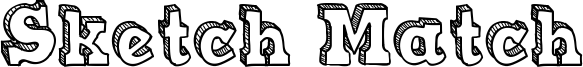 Sketch Match Font