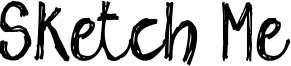 Sketch Me Font