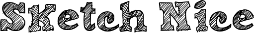 Sketch Nice Font