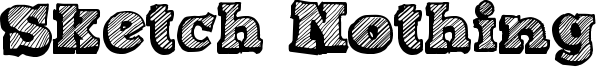 Sketch Nothing Font