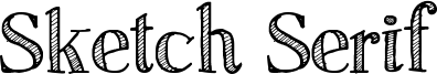 Sketch Serif Font