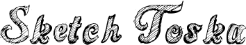 Sketch Toska Font