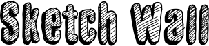 Sketch Wall Font
