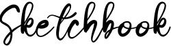 Sketchbook Font
