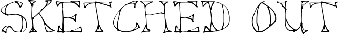 Sketched Out Font