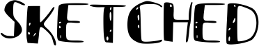 Sketched Font