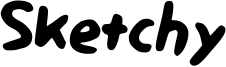 Sketchy Font