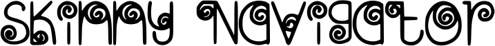 Skinny Navigator Font