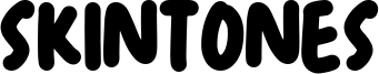 Skintones Font