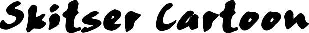 Skitser Cartoon Font