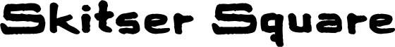 Skitser Square Font