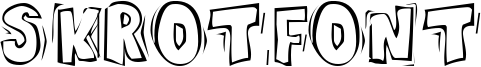 Skrotfont Font