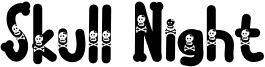 Skull Night Font
