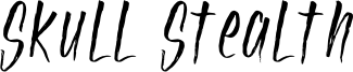 Skull Stealth Font