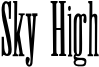 Sky High Font
