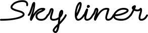 Sky liner Font