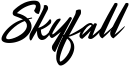 Skyfall Font