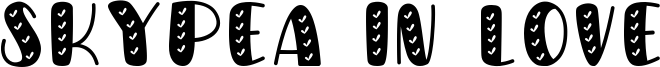 Skypea in Love Font