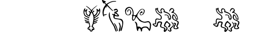 SL Zodiac Icons Font
