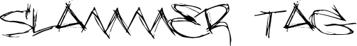 Slammer Tag Font